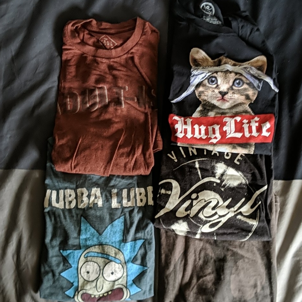 Various novelty tshirts